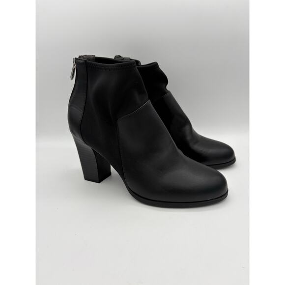 Adrienne Vittadini Ratti Black Ankle Boots Size 9 - Picture 1 of 8